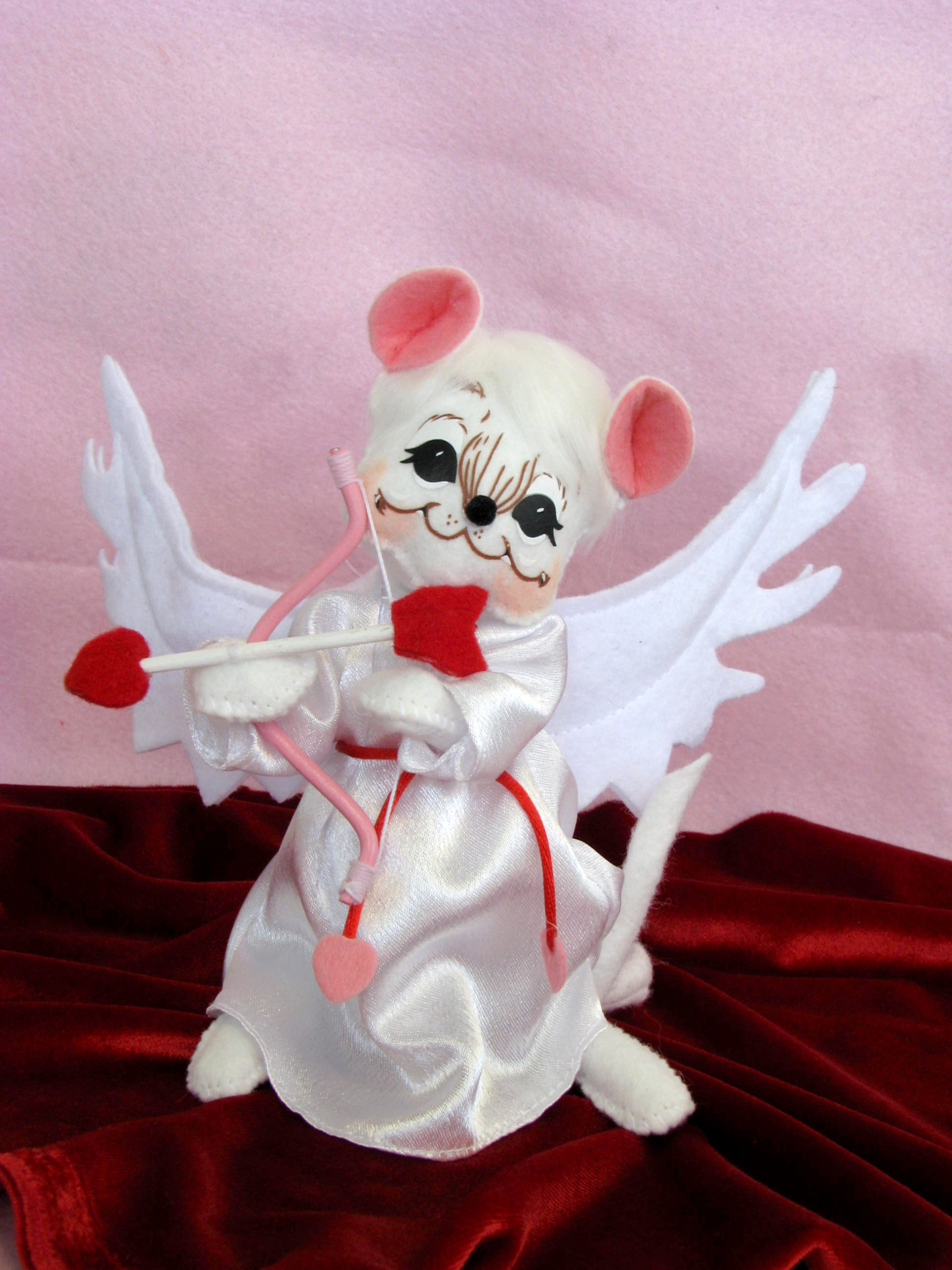 6" Cupid Angel Mouse