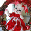 10" Valentine Girl Mouse