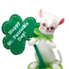 8" Shamrock Mouse