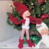 9" RED ELF W/ LEGGINGS