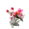 5" Spring Flowers Mouse