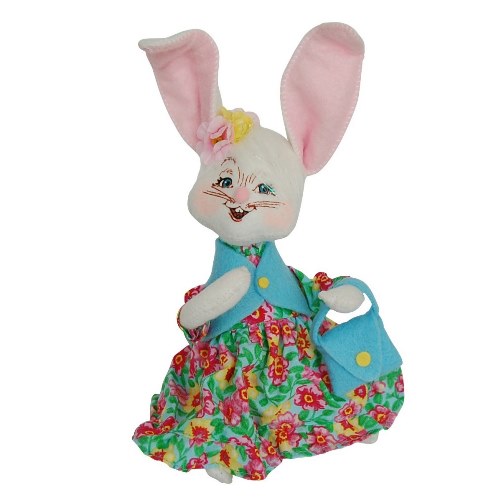 6" Easter Parade Girl Bunny