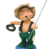 8" Fishing Bear