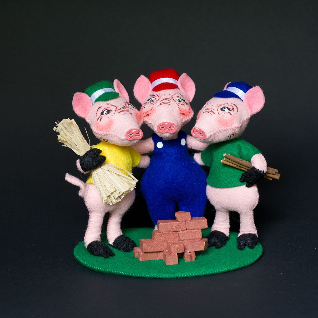 5" Three Little Pigs