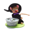 6" Bobbing for Apples Mouse