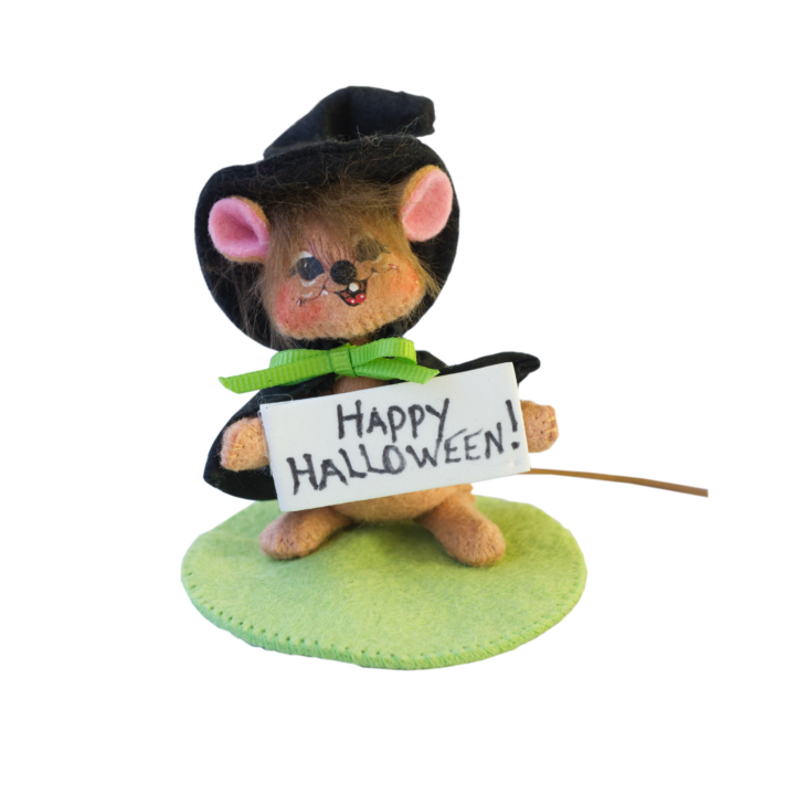 3" Halloween Witch Mouse