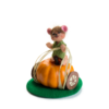 3" Pumpkin Cart Mouse