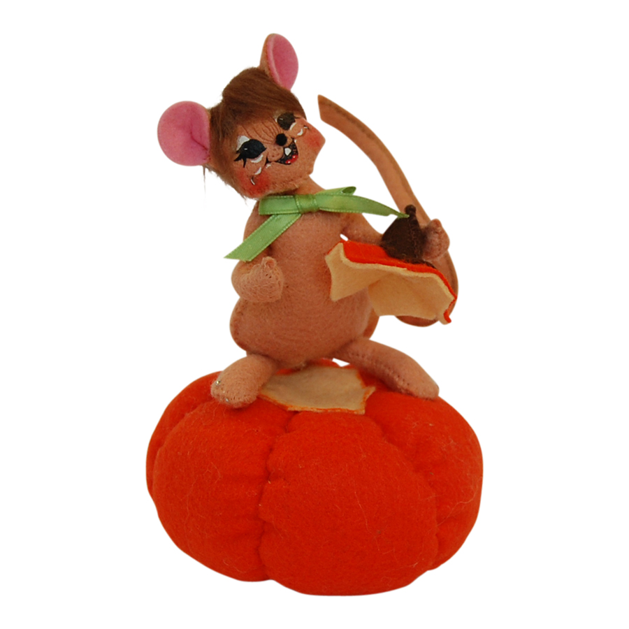 5in Harvest Pumpkin Mouse