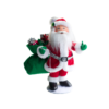 9" Silver Sparkle Santa