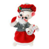 6in Caroller Girl Mouse