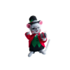 6" Silver Sparkle Boy Mouse