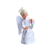 9" Silver Sparkle Angel