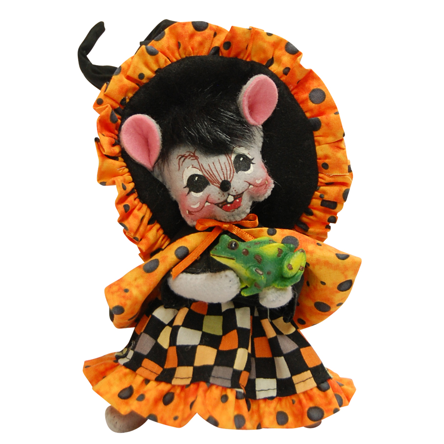 6in Checker Dot Witch Mouse