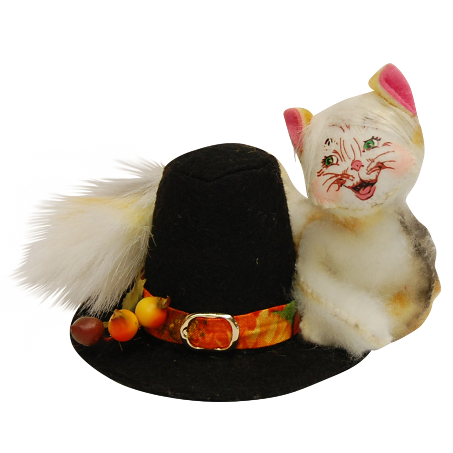 4in Pilgrim Hat Cat