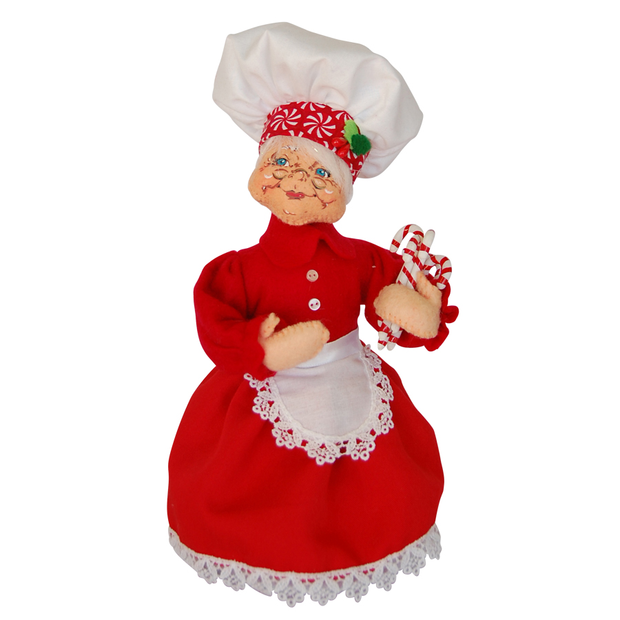 9in Peppermint Chef Mrs - Annalee Dolls