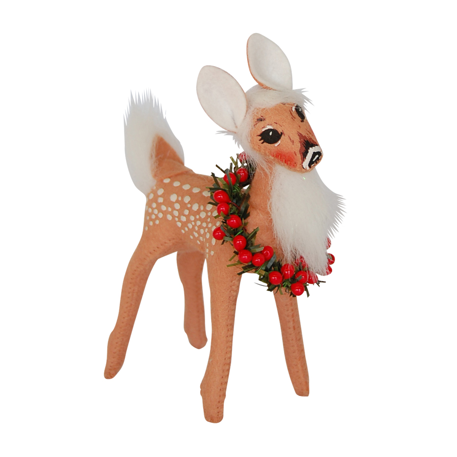 5in Fawn with Wreath
