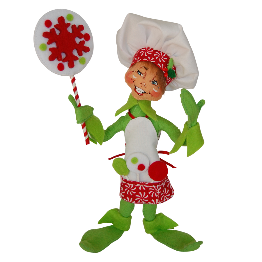 9in Peppermint Chef Elf