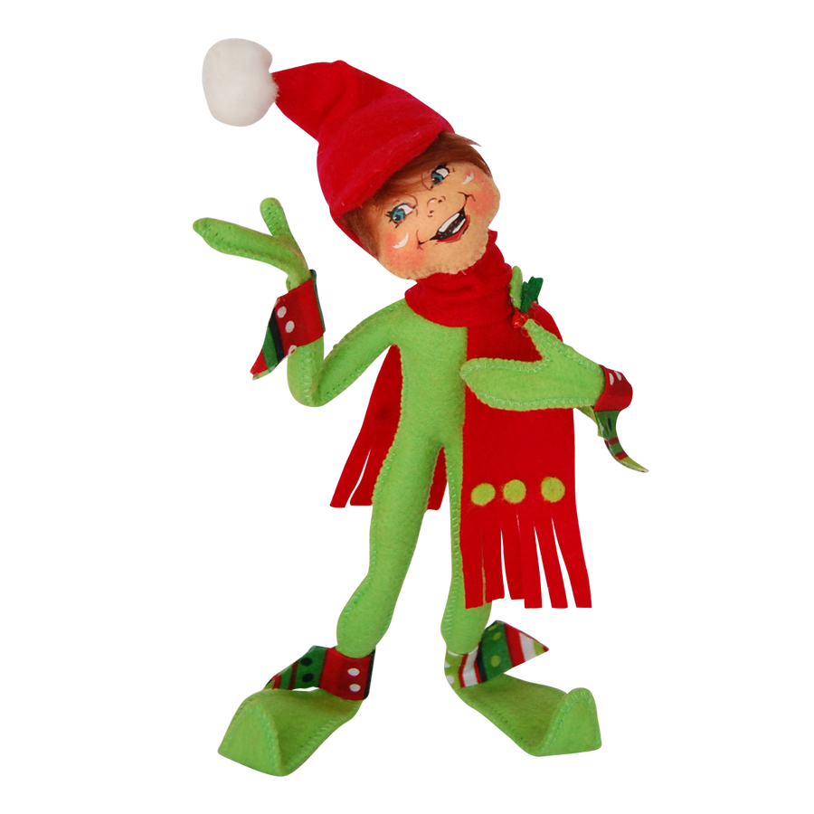 9in Jolly Lolli Elf- Green