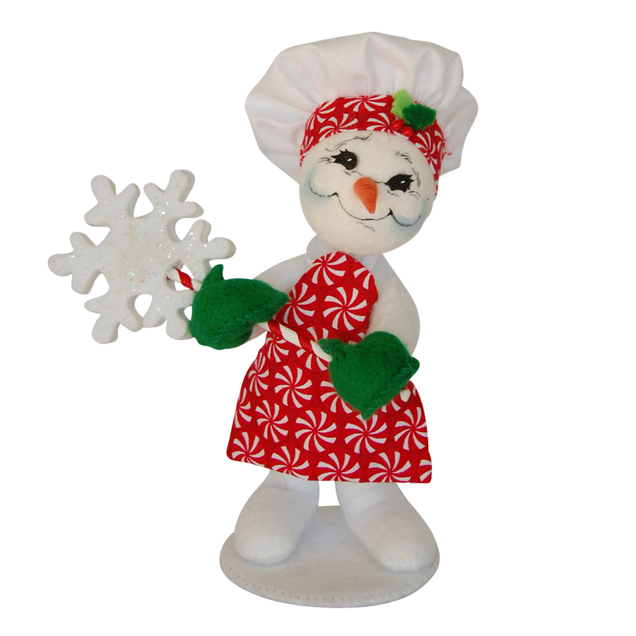 5in Peppermint Chef Snowman
