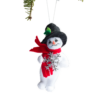 5" Silver Sparkle Snowman