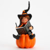 Witch Kid on Pumpkin