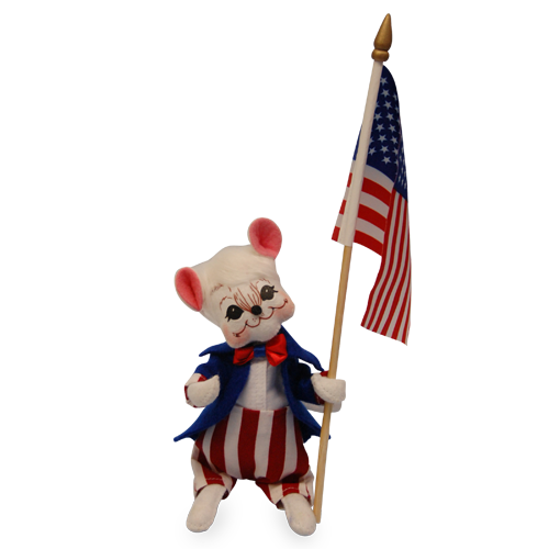 6-inch Patriotic Boy Mouse