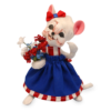 6-inch Patriotic Girl Mouse