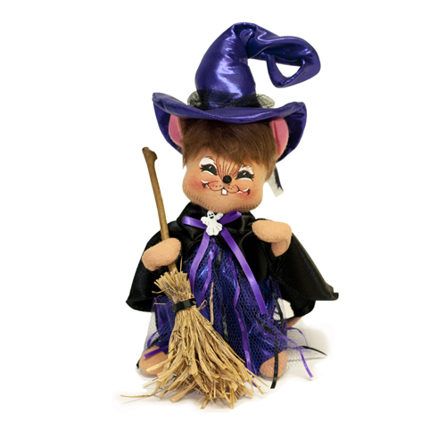 10-inch Purple Witch Mouse