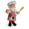 20-inch Christmas Chef Santa