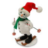 9-inch Skiing Snowman