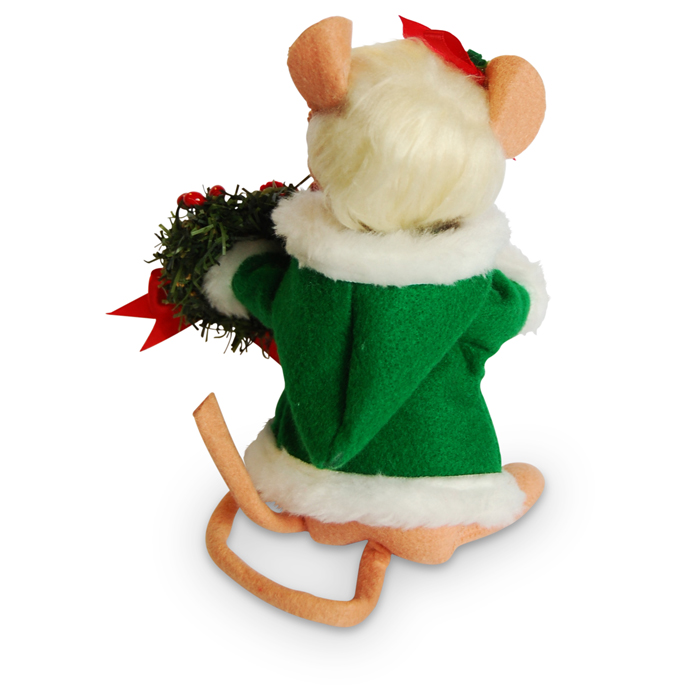8-inch Snowflake Girl Mouse back view