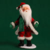 9-inch Harlequin Santa
