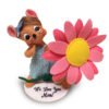 6 inch blue skies daisy mouse with base