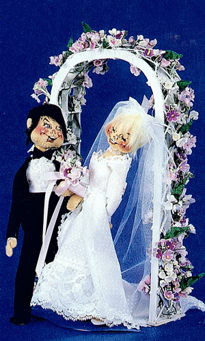 Antique Annalee Bride and Groom