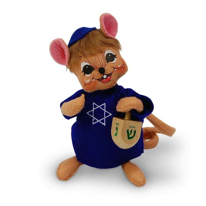 6 inch Hanukkah Boy Mouse