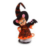 6 inch orange swirl witch