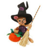 6 inch witch with pumpkin