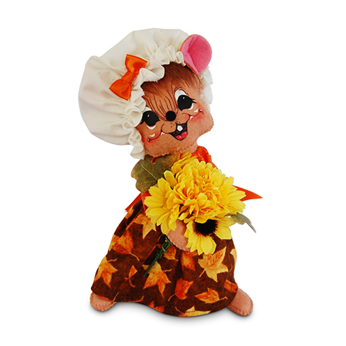 8 inch Autumn Girl Mouse