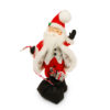 9 inch silver snowflake santa