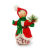 9 inch winter berry mrs santa