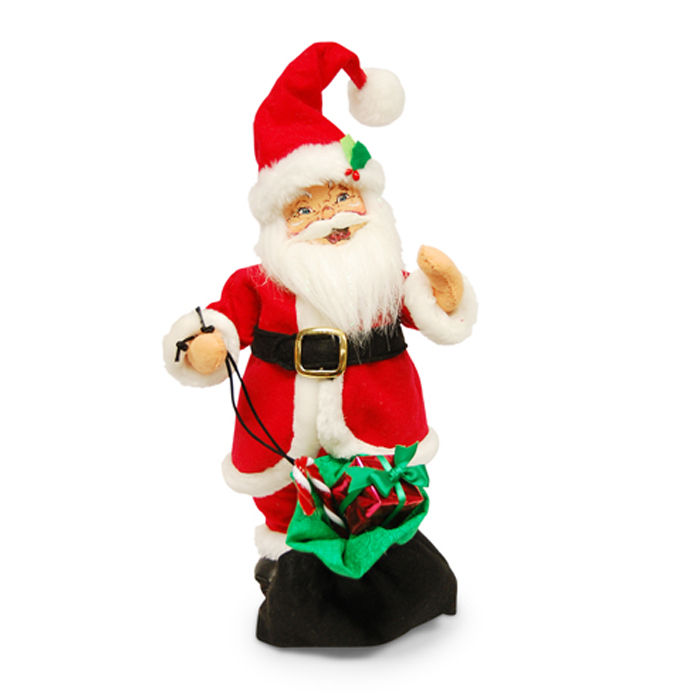 15 inch festive gift bag santa