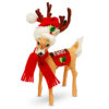 12 inch winter berry reindeer
