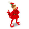 12 inch winter berry elf - red