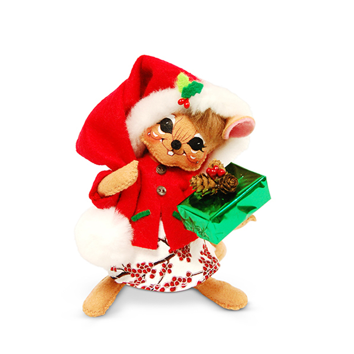 6 inch winter berry gift mouse