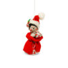 3 inch snowflake mouse ornament