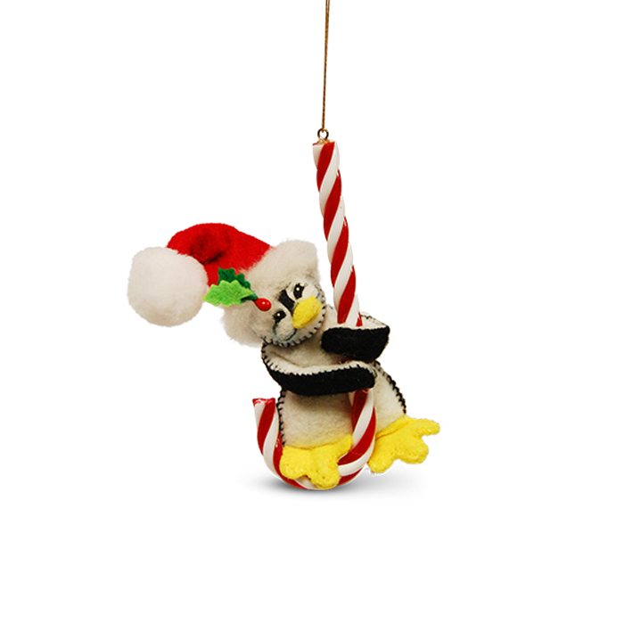 4 inch candy cane penguin