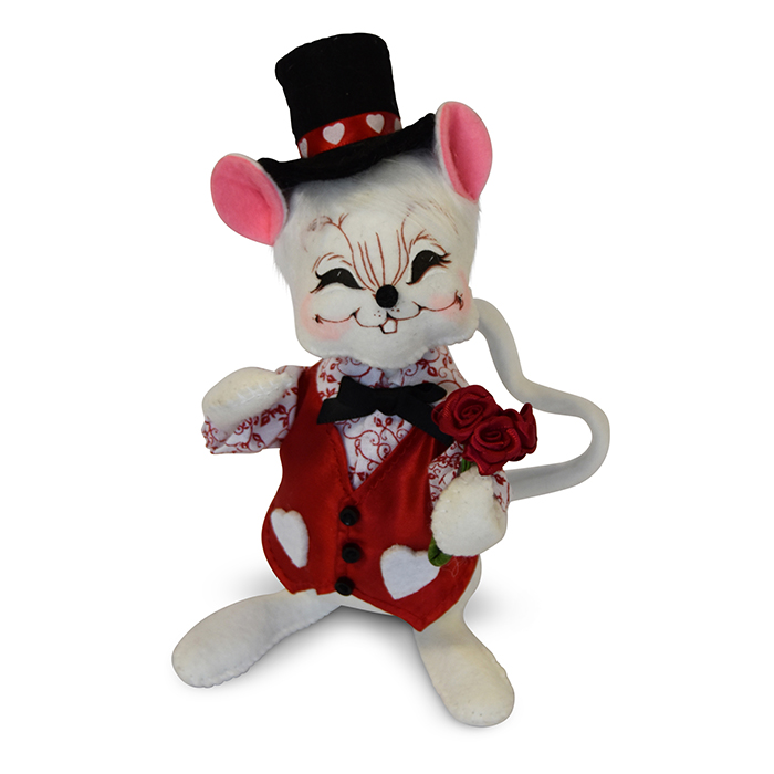 100918 6in Valentine Boy Mouse