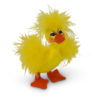 200218 4in Fluffy Yellow Duck