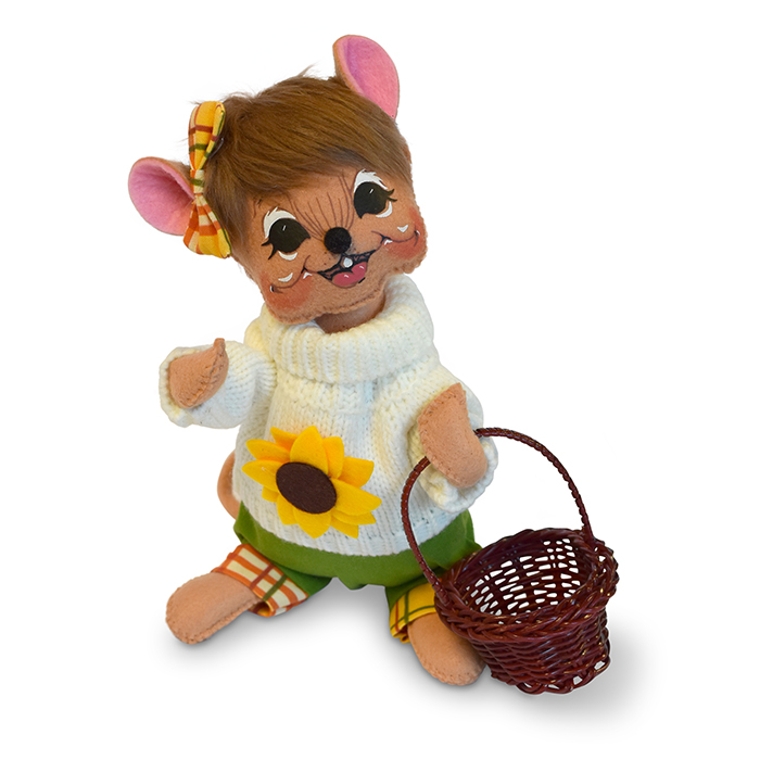 8 inch sunflower girl mouse