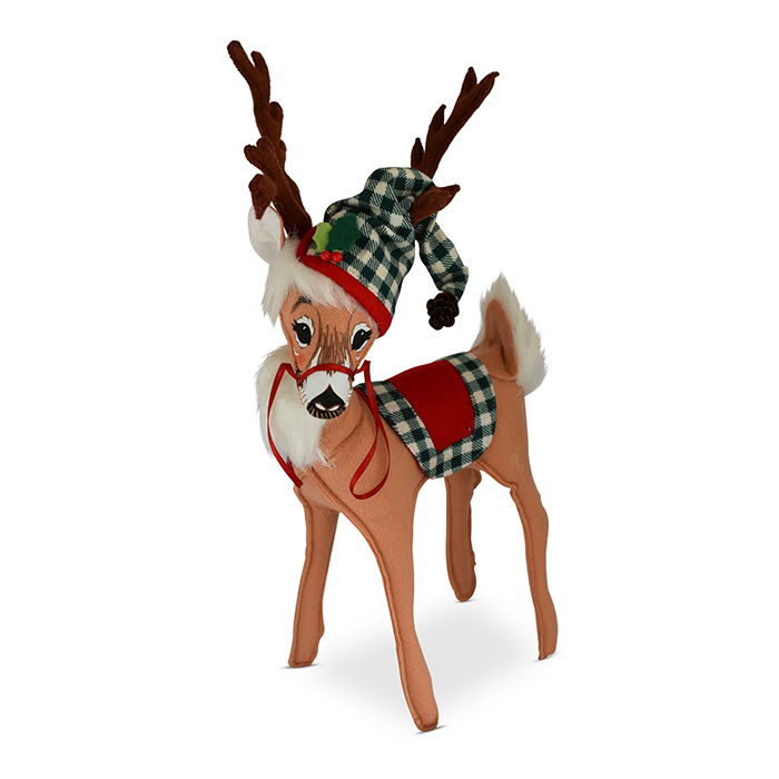 12 inch northwoods christmas deer